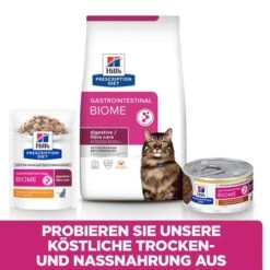 Hill's Prescription Diet - Gastrointestinal Biome - Ragout - Katze -Katzen Hundebedarf Geschäft hills prescription diet gastrointestinal biome stoofpotje kattenvoer 212000 0500 none