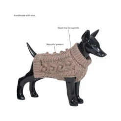 PAIKKA Handmade Knit Sweater -Katzen Hundebedarf Geschäft paikka handmade knit sweater green 219665 0500 none