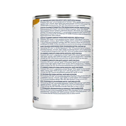 Yarrah - Katzenfutter Paté Huhn Mit Spirulina Und Meeresalgen Bio 5 Yarrah - Katzenfutter Paté Huhn Mit Spirulina Und Meeresalgen Bio – Bild 3